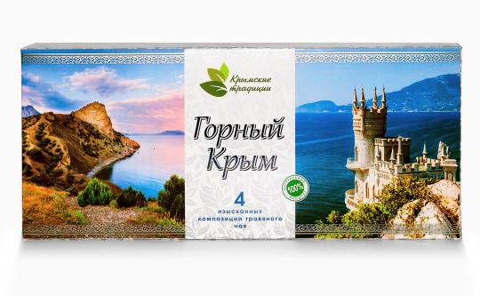 Горный Крым Набор  4 изысканных композиций травяного чая