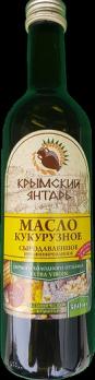 Масло Кукурузное 0.36л нерафинированное масло, extra virgin Крымский янтарь